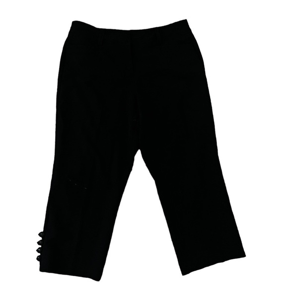 Madewell black trousers cropped buttons down - Picture 1 of 14